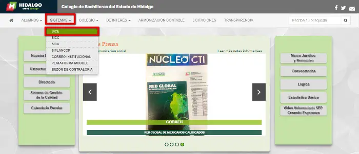 portal web cobaeh